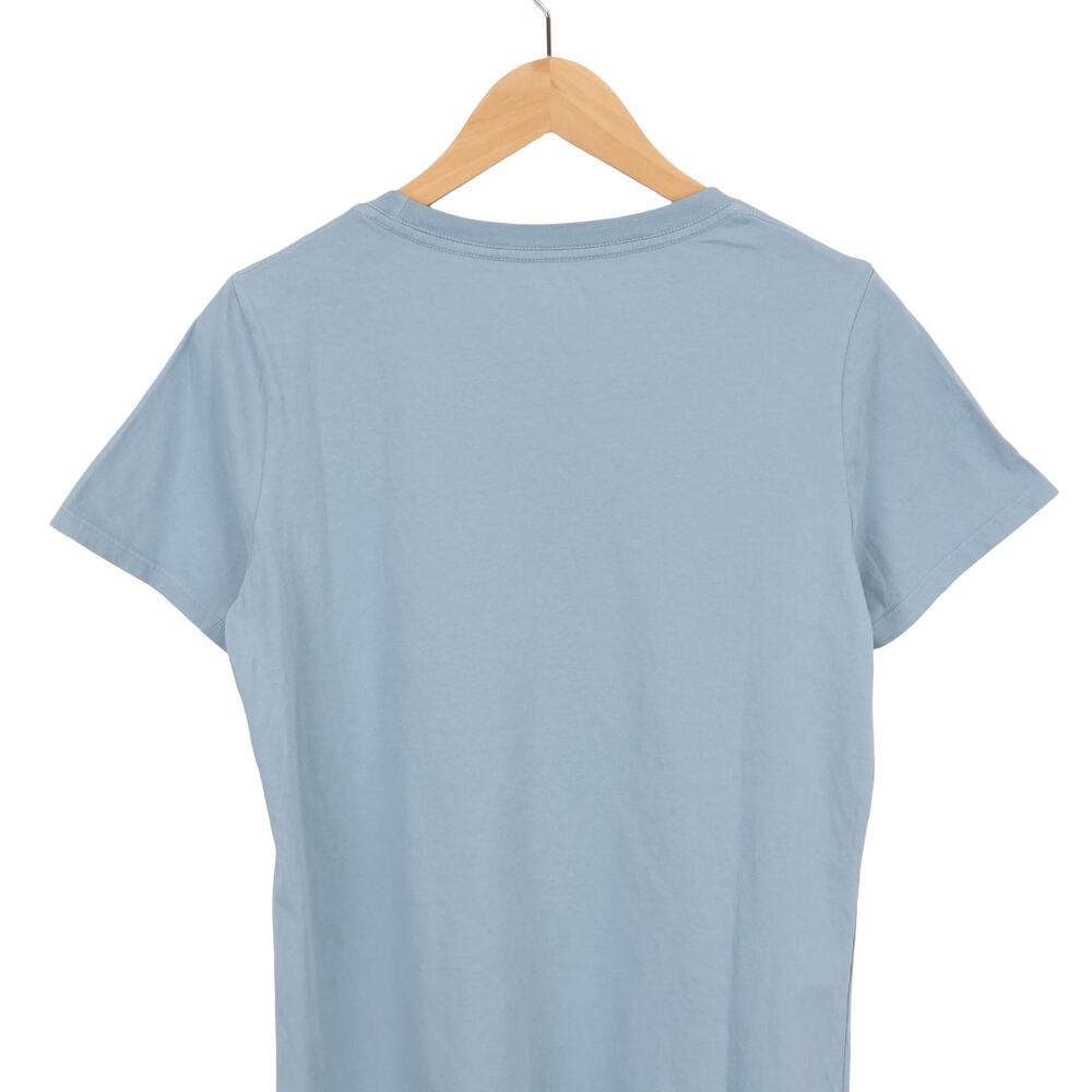 NWOT American Giant Women's Classic Cotton Crew Tee Blue Stream Size Medium - Picture 5 of 7